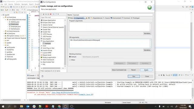 Java14 Helpful NullPointer exception feature with Demo #java | balaji смотреть онлайн