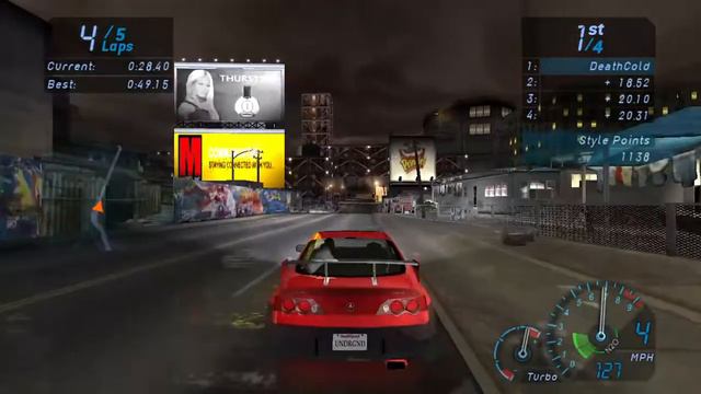 Need for Speed Underground | Acura RSX Type-S #2 | PC Gameplay смотреть онлайн