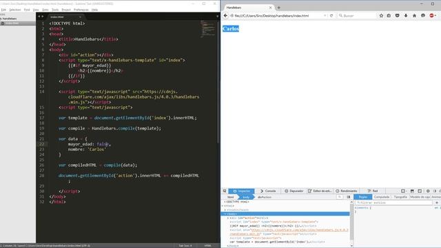 Tutorial Handlebars JavaScript 2 - if, else, until, each, with смотреть онлайн