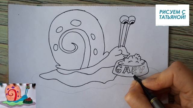 ❤️Рисуем улитку? Гэри❤️/Draw the snail Gary? смотреть онлайн