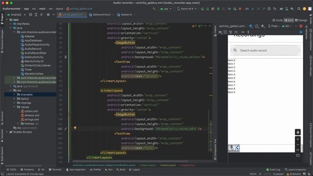 Audio Recorder #26 BottomSheet Buttons смотреть онлайн