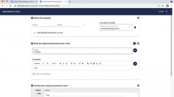 How to create multiple Tickets with Invitation Code and send Email Invitations