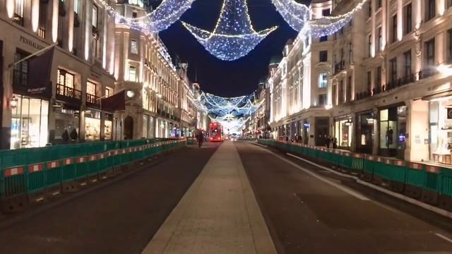 London Christmas Lights 2020 | Walking Regent Street,Piccadilly Circus to Oxford Street смотреть онлайн