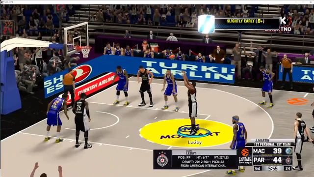 KK PARTIZAN MOZZARTBET VS MACCABI PLAYTIKA - EUROLEAGUE 2K23 PREDICTION- NBA 2K14 - 2022/2023 смотреть онлайн