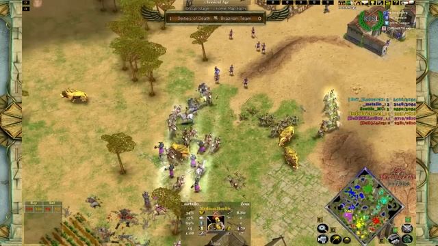 DoD vs. BrT, Game 2 - Age of Mythology: The Titans Clan League, Season 25 - Division 2, Round 4 смотреть онлайн