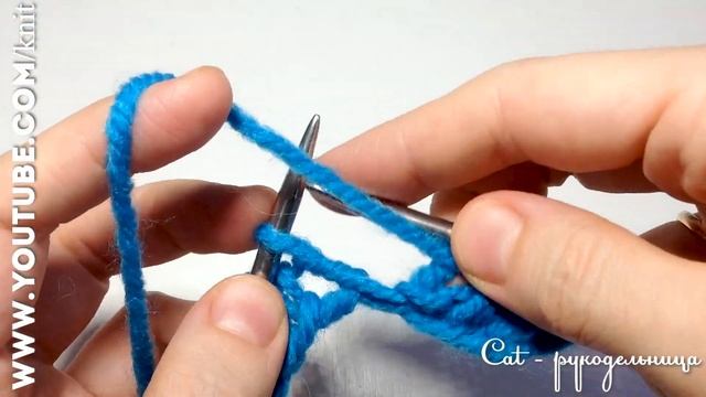 Английская резинка 2х2 по кругу и поворотными рядами смотреть онлайн