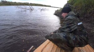Жор хищника. Рыбалка на севере.  Река Печера.