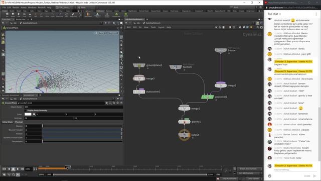 Houdini Turkiye Webinar / 1.Bolum Arayuz Ve Partikul Sistemi