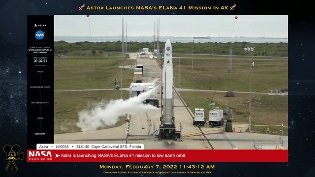 ? SCURB ~ Astra Launches NASA's ELaNa 41 Mission ~ February 07, 2021 ~ SCRUB ? смотреть онлайн