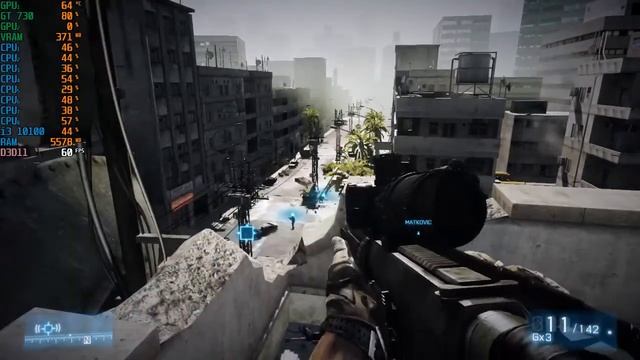 Battlefield 3™ Benchmark | GT 730 2GB GDDR5 | 8GB | i3 смотреть онлайн