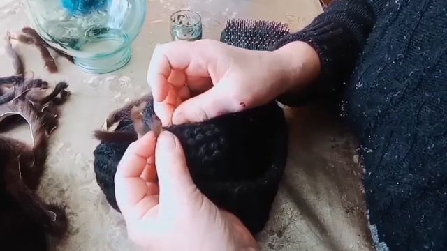 Вяжем норковую шапку. смотреть онлайн