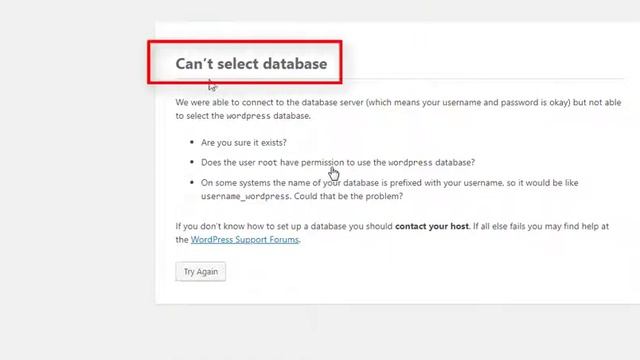 Can't Select Database WordPress On WampServer 3.2.0 смотреть онлайн