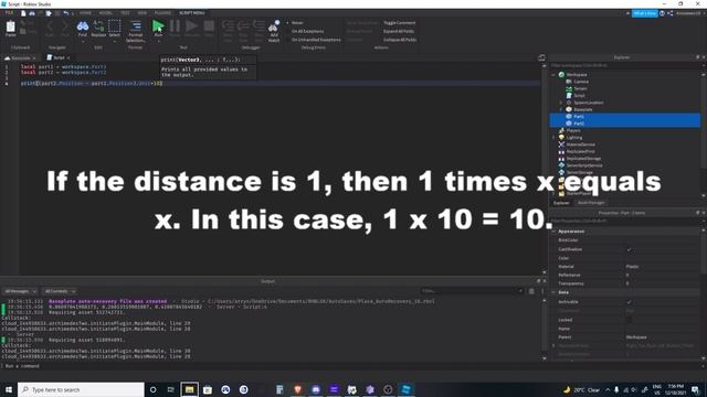 The Fundamentals of Vector3's .Unit and .Magnitude in Roblox Studio Scripting смотреть онлайн
