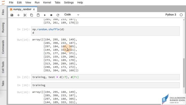 สอน NumPy: การ randomly split ตัว ndarray смотреть онлайн