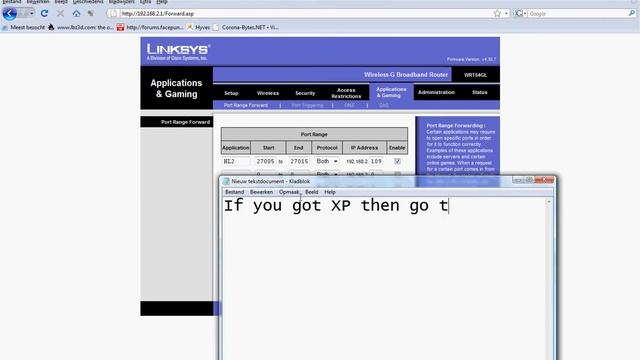 How to forward CSS,GM,HL2 ports смотреть онлайн
