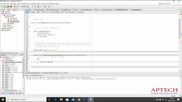 JAVA - Registration form in java with Database Connectivity [ Different controls used ] смотреть онлайн
