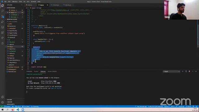React JS for beginners with Exciting projects | Functional components and hooks смотреть онлайн