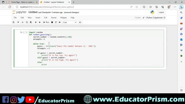 How to make exe file of python program | Python for beginners | Python tutorial | Educator Prism смотреть онлайн