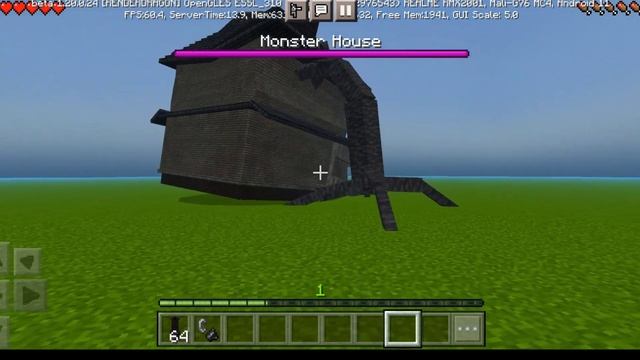 Monster House Addon On Minecraft смотреть онлайн