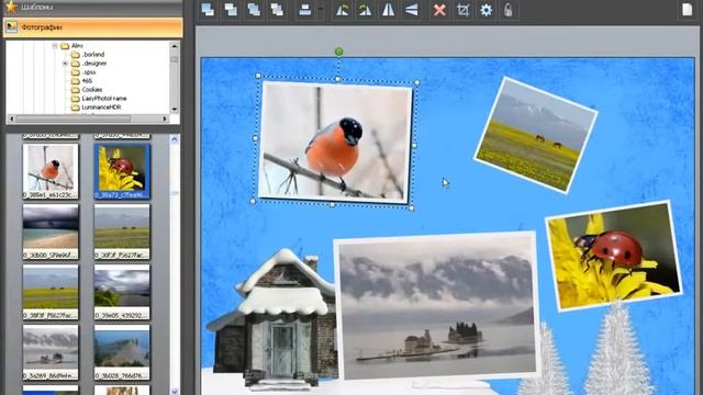 Как создать фотоколлаж hd7201 смотреть онлайн