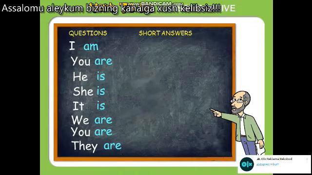 1.lesson. Present simple tense to be. Am, is, are. смотреть онлайн
