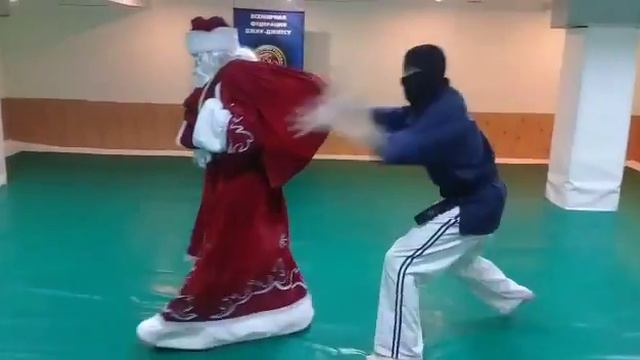 Дед мороз знает джиу-джитсу