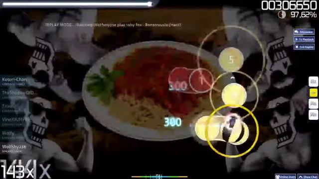 Osu! - (Undertale) Bonetrousle [Hard] смотреть онлайн