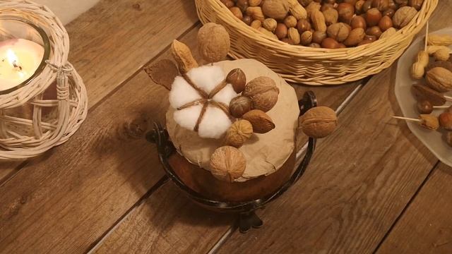 Букет из орехов.Букет для мужчины.Подарок мужчине к празднику.Подарок на 23 февраля. смотреть онлайн