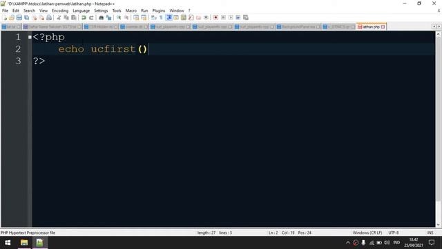Fungsi, Kegunaan, Cara Penggunaan (function ucfirst dan lcfirst PHP) - Pemrograman Web | SISKOM смотреть онлайн