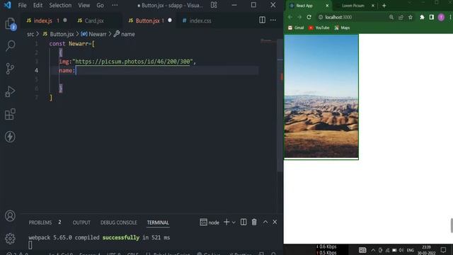 Array of an object in ReactJs || ReactJS Tutorial for Beginners in 2022 смотреть онлайн