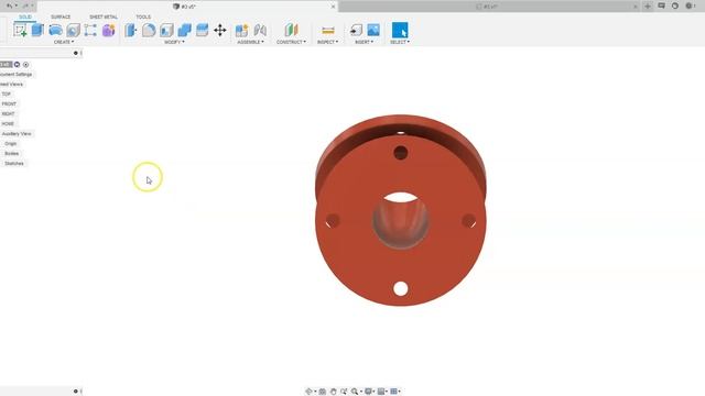 Fusion 360 - Creating An Auxiliary View On A Drawing In Fusion 360
