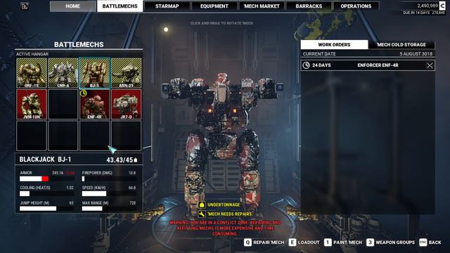 MechWarrior 5: Mercenaries - Ep 9 - Blackjack In Action смотреть онлайн