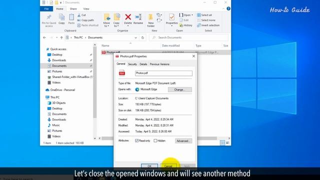 How to Make a File Read Only смотреть онлайн
