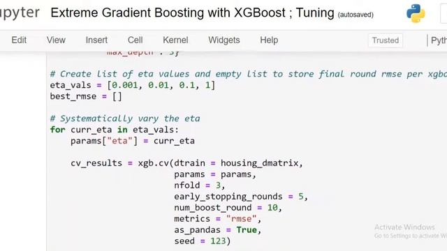 Extreme Gradient Boosting with XGBoost | Tuning using Python смотреть онлайн