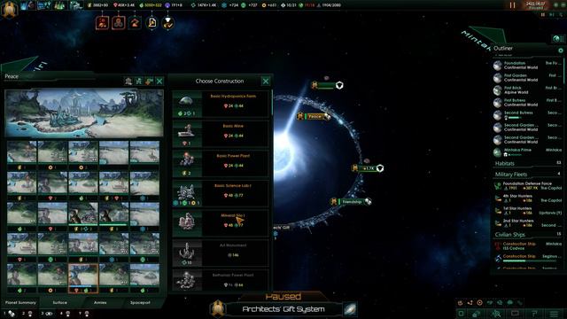 Subjugation Of A Star - Let’s Play Stellaris: Utopia #58 - Going Tall - Insane & No Sectors смотреть онлайн