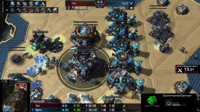 Teo ATP vs ATT Heart of the Swarm (Plat) смотреть онлайн