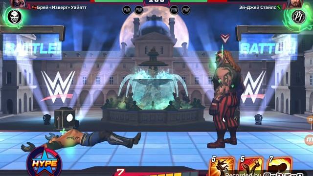 WWE Undefeated игра 2 боя PVP и игра в тренировку. смотреть онлайн