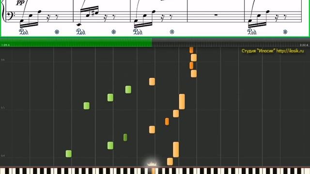 Beethoven Fur Elise (piano tutorial) К Элизе - Л. Бетховен (Ноты, Видеоурок) смотреть онлайн