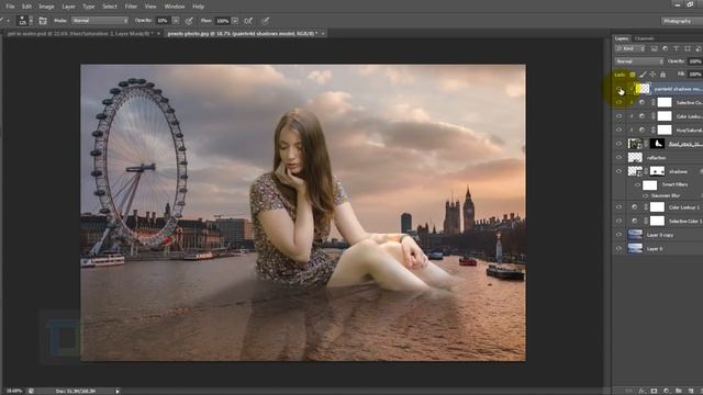 Giant Girl | Photo Manipulation Tutorial | Photoshop