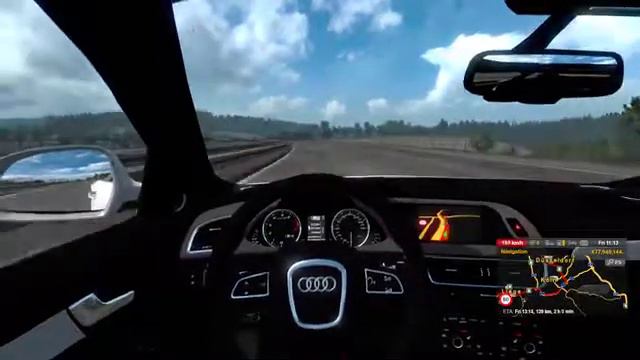 EURO TRUCK SIMULATOR 2--AUDİ S4 смотреть онлайн
