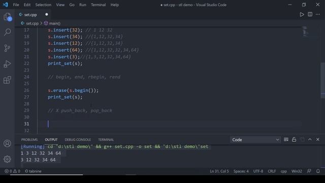 11) Set and Unordered Set || C++ STL || Standard Template Library смотреть онлайн