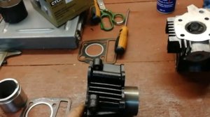 Установка поршневой на 110 кубов на 50 кубовый   yamasaki scorpion