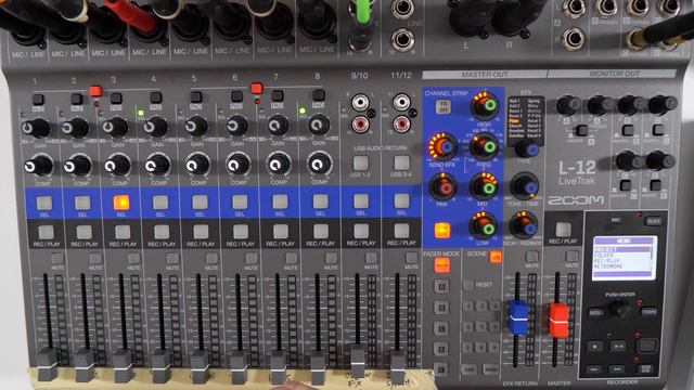 Digital-Mixer Für Einen Liveact - Tutorial Deutsch - Zoom Livetrack L-12 / L-20 | Mixer-Tricks #01