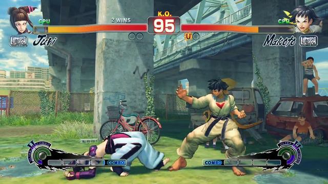 Ultra Street Fighter 4 - Juri Vs Makoto - CPU TOURNAMENT!!! смотреть онлайн