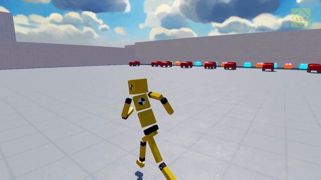 Lasers rain - Fun with Ragdolls смотреть онлайн