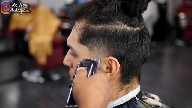EPIC TRANSFORMATION BARBER TUTORIAL: TAPER FADE CURLY TOP смотреть онлайн