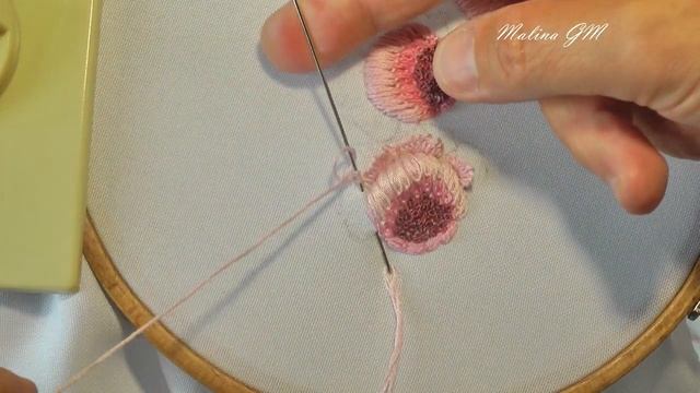 3D Embroidery Tutorial: How To Embroidery A Bouquet Of Peonies