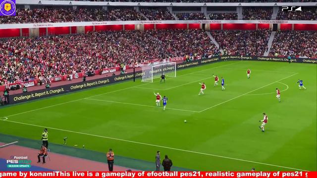 LIVE: Arsenal vs Fc Porto | Uefa Champions League 2023/24 | Ucl Live Stream | Pes 21 Gameplay смотреть онлайн