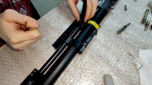 егерь с передним взводом- разборка и сборка