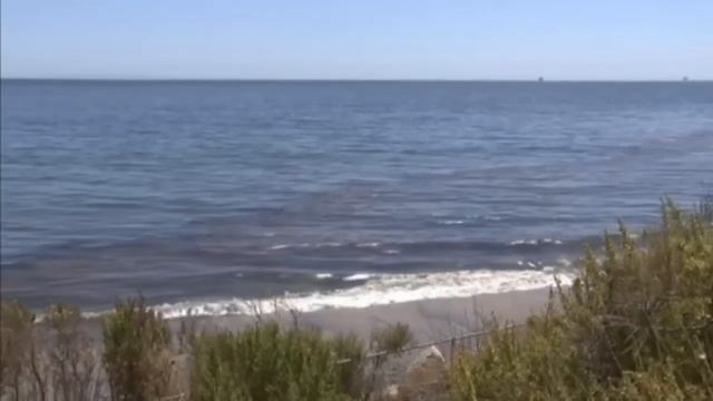 Nine-mile oil slick in California - clean-up enters third day смотреть онлайн